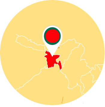 a map of the world with a pin on it