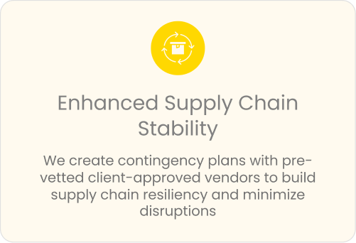 Enhanced Supply Chain Stability